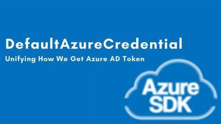 Class DefaultAzureCredential | Azure SDK for Net