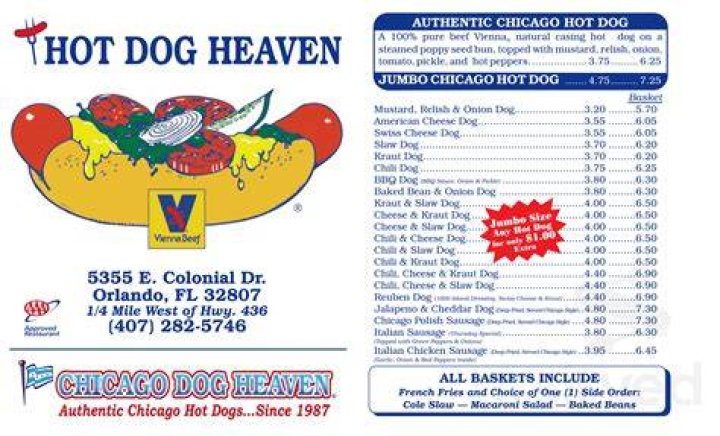 Discover The Culinary Paradise: Hot Dog Heaven's Menu Extraordinaire