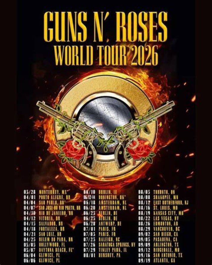 Guns N' Roses Knoxville Tickets And Tour Dates